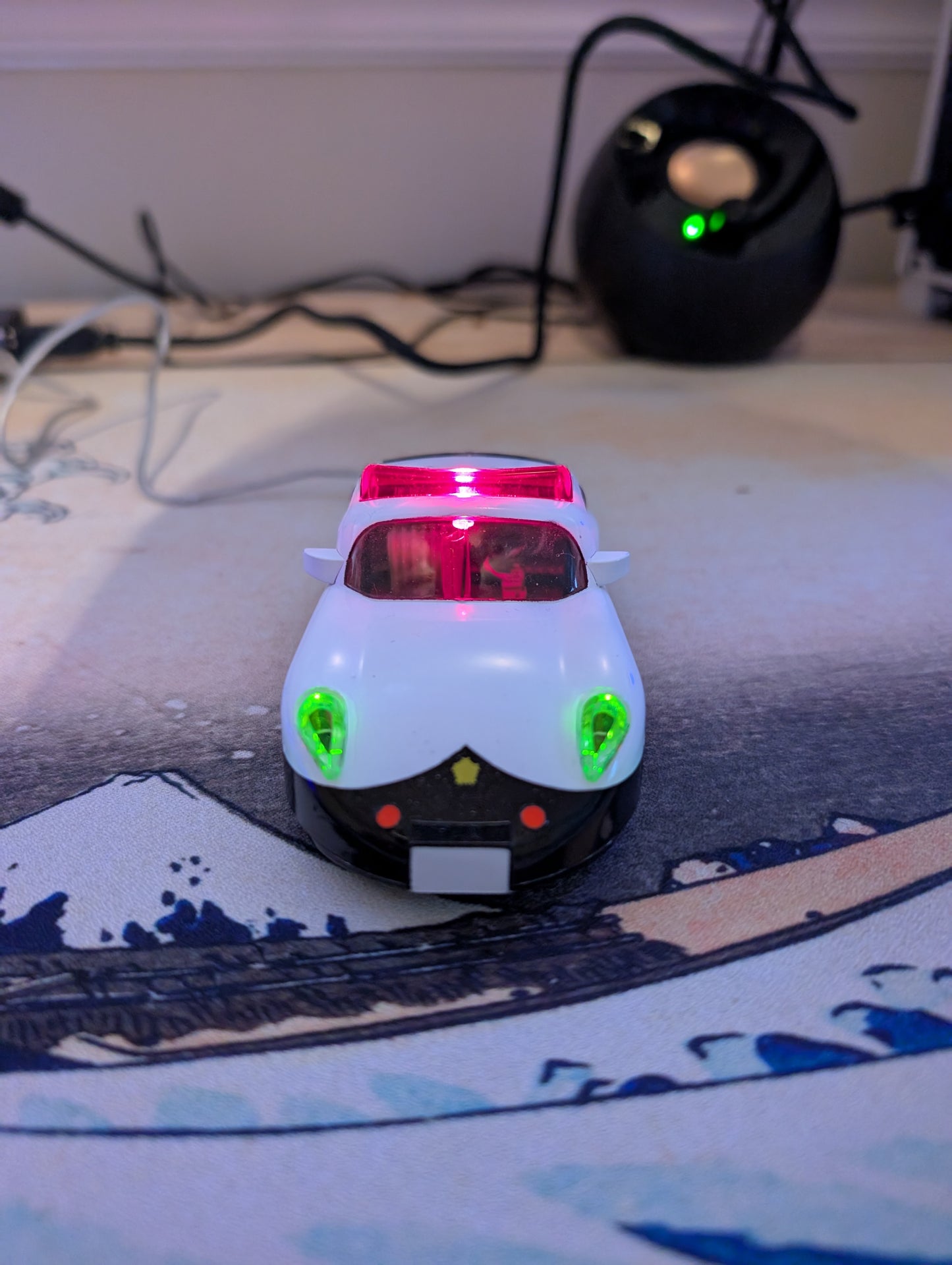 Porsche police car optical USB mouse