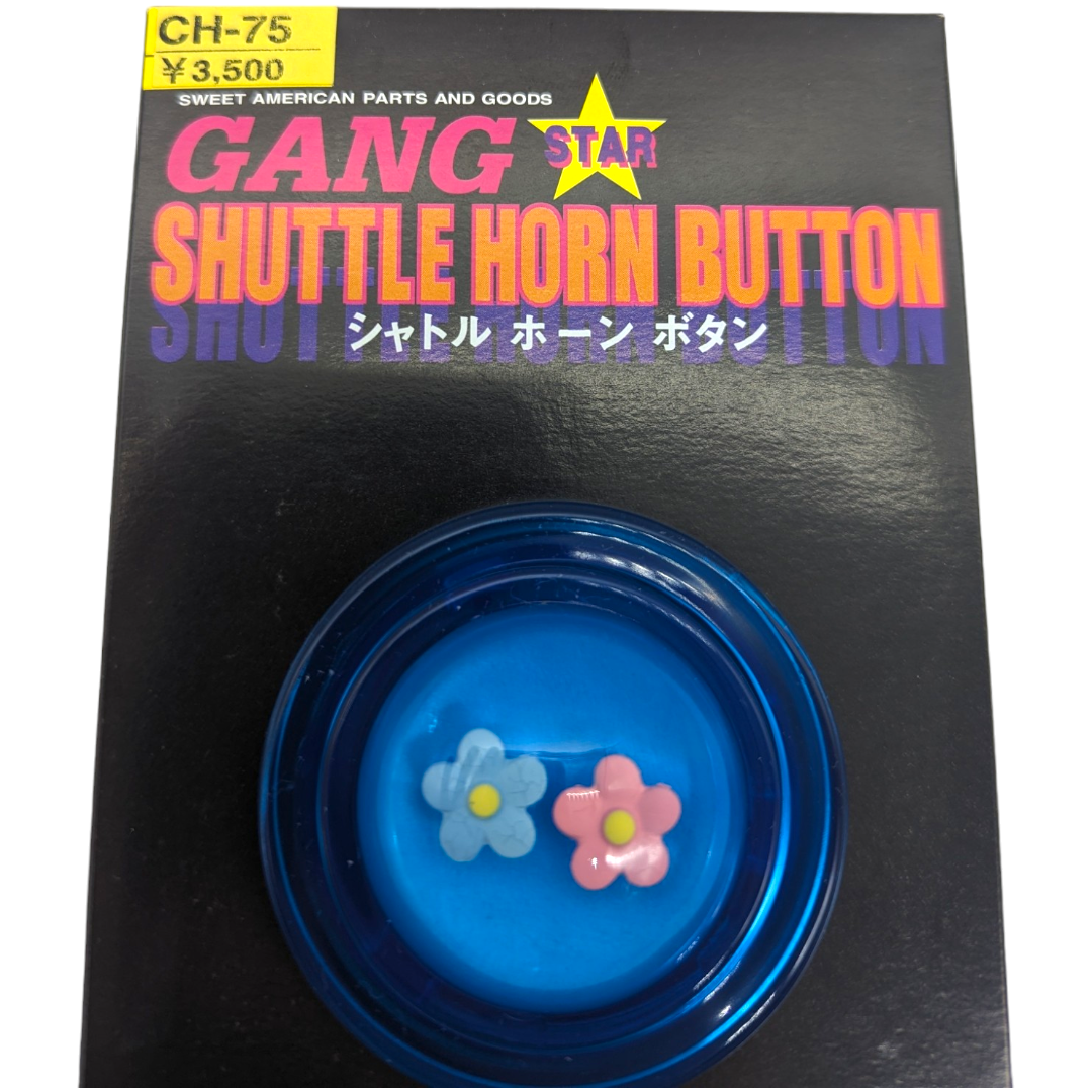 90's Gang Star Horn Button-Blue