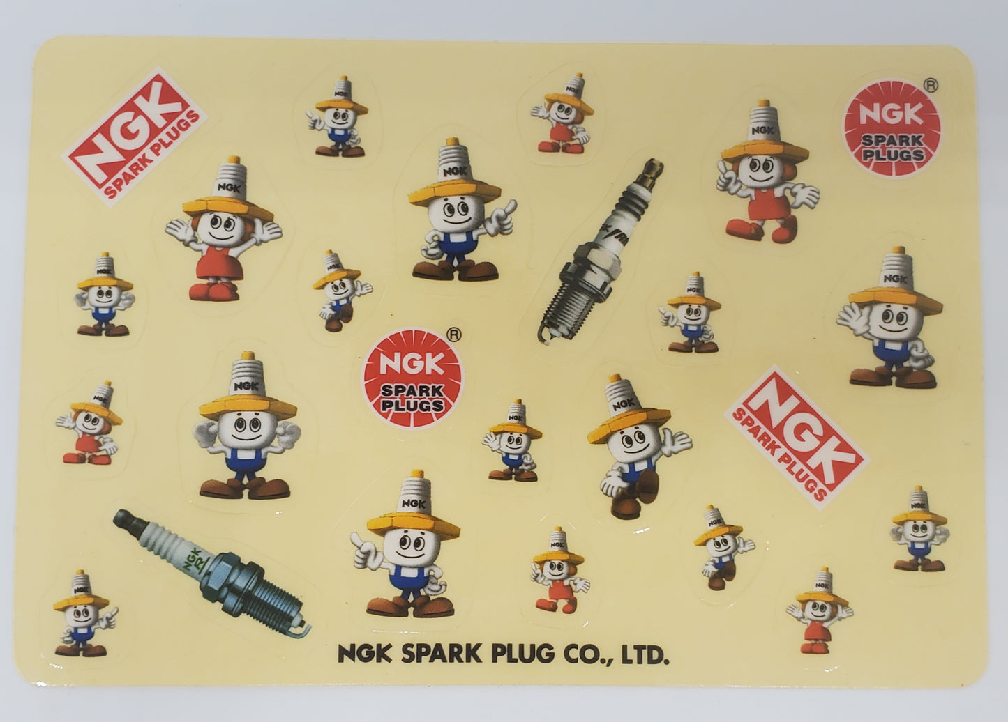 NGK sticker and lanyard set