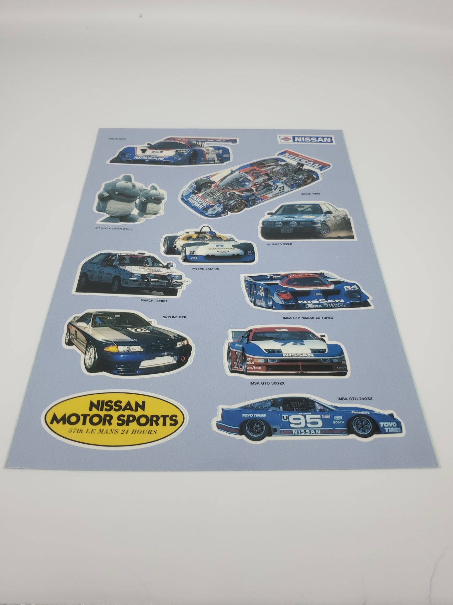 Nissan Motorsport sticker sheet
