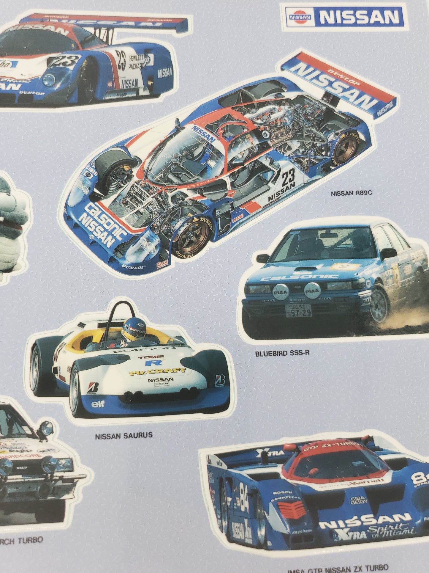 Nissan Motorsport sticker sheet
