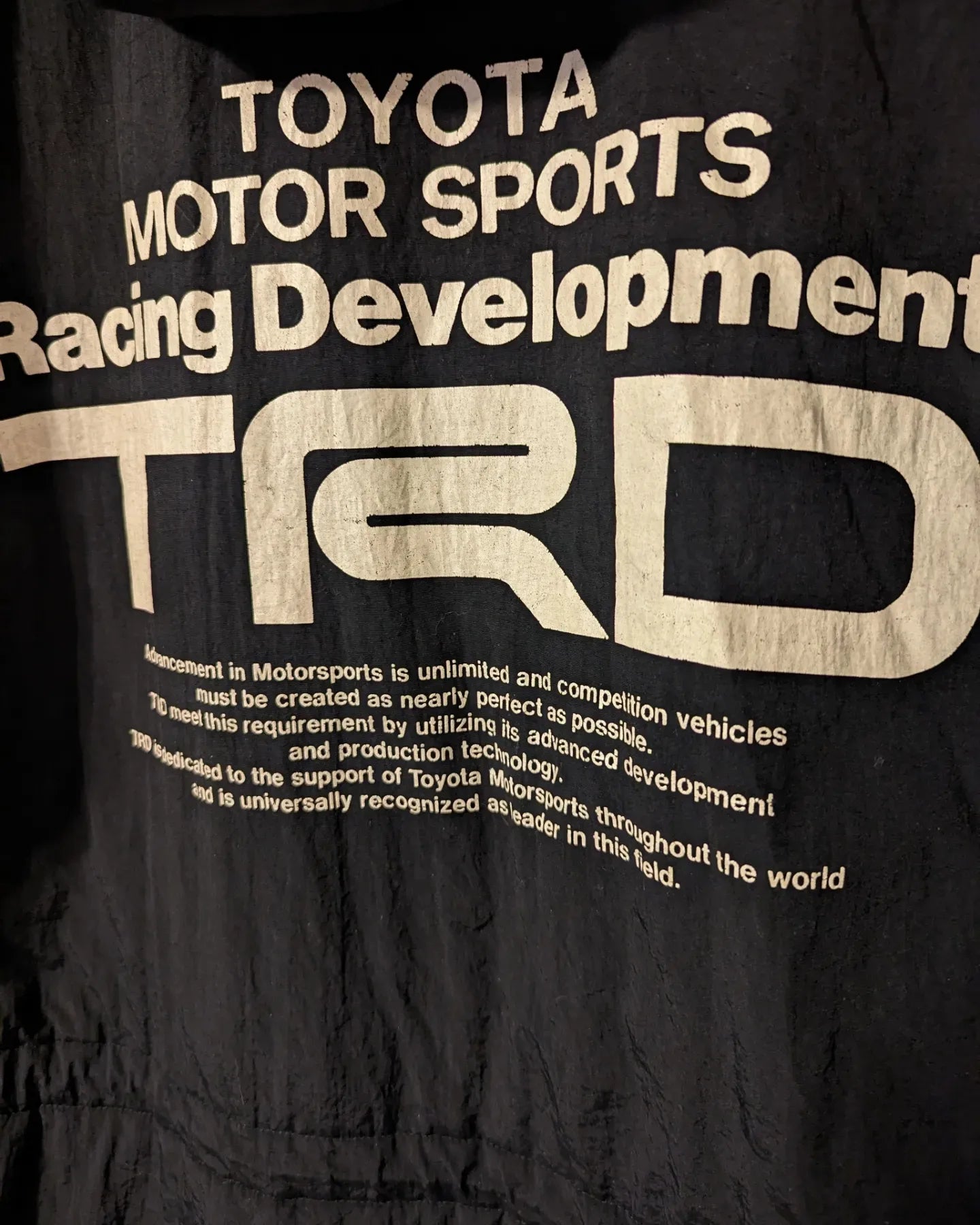 Vintage TRD Track Side Jacket