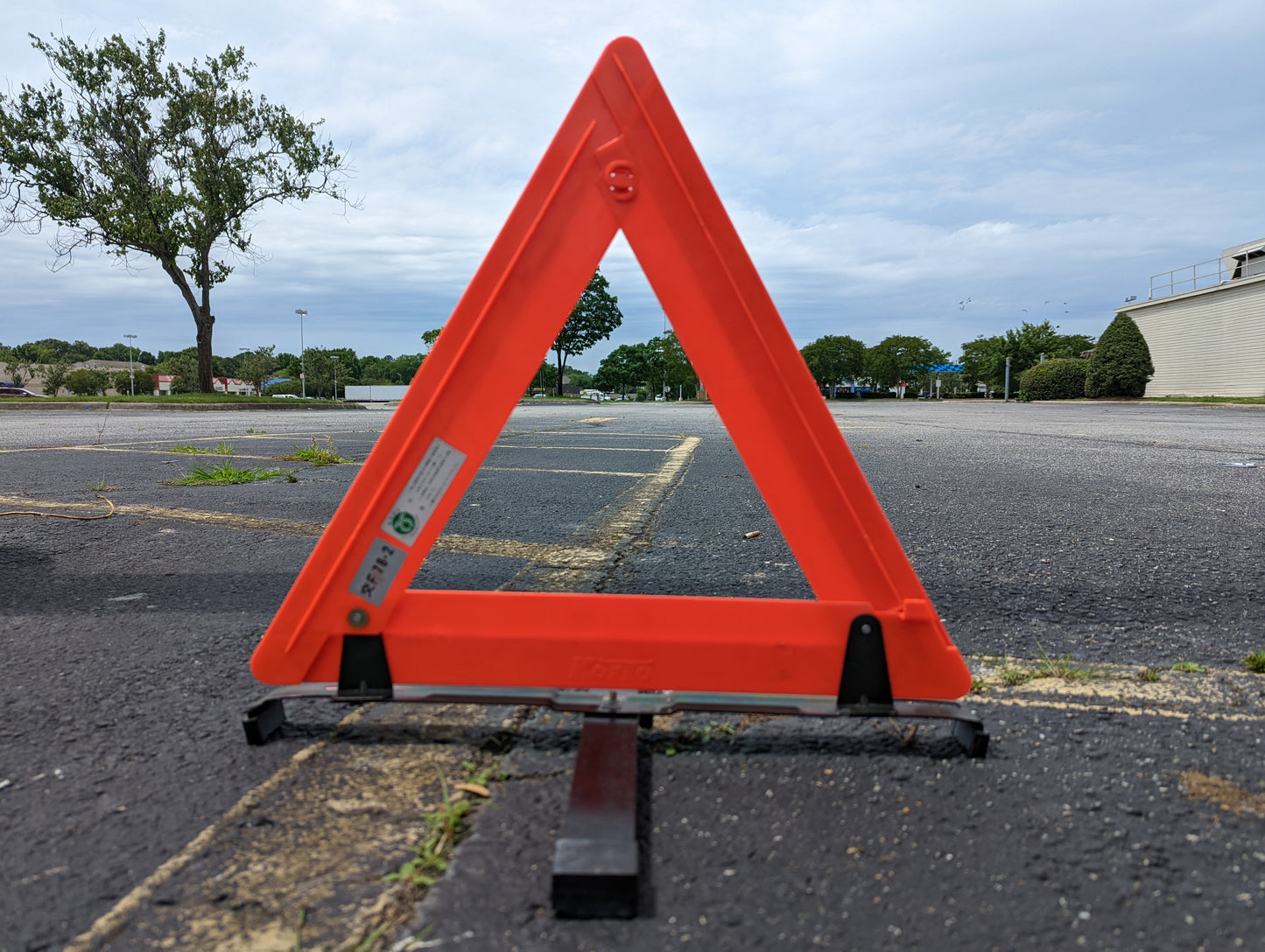 Vintage Toyota/TEQ OEM Warning triangle