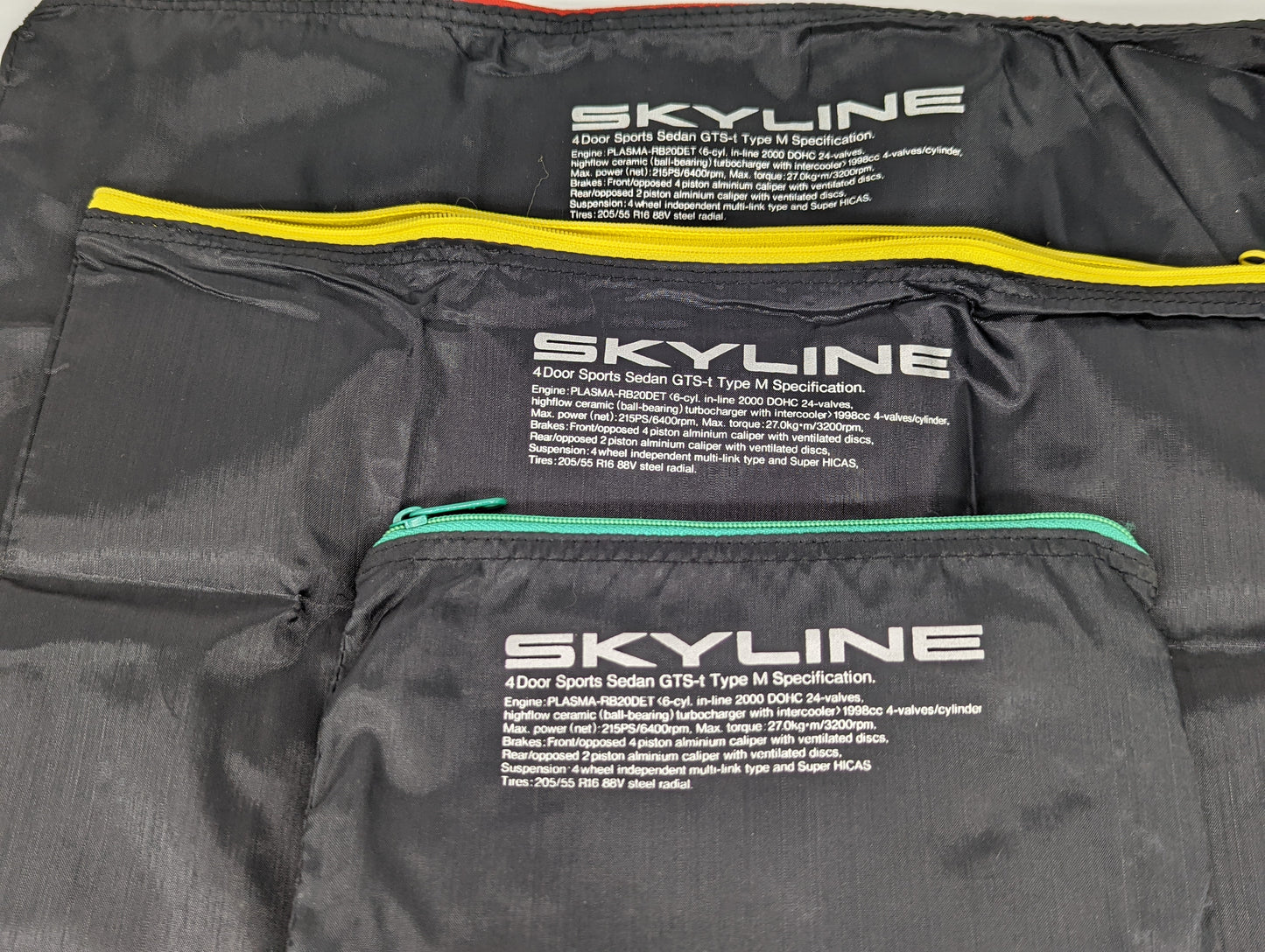 Nissan Skyline 3pc pouch set