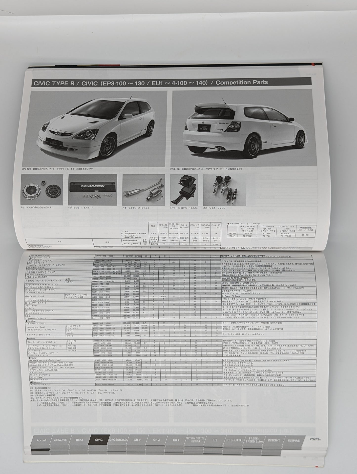 Mugen Parts Catalog 2013