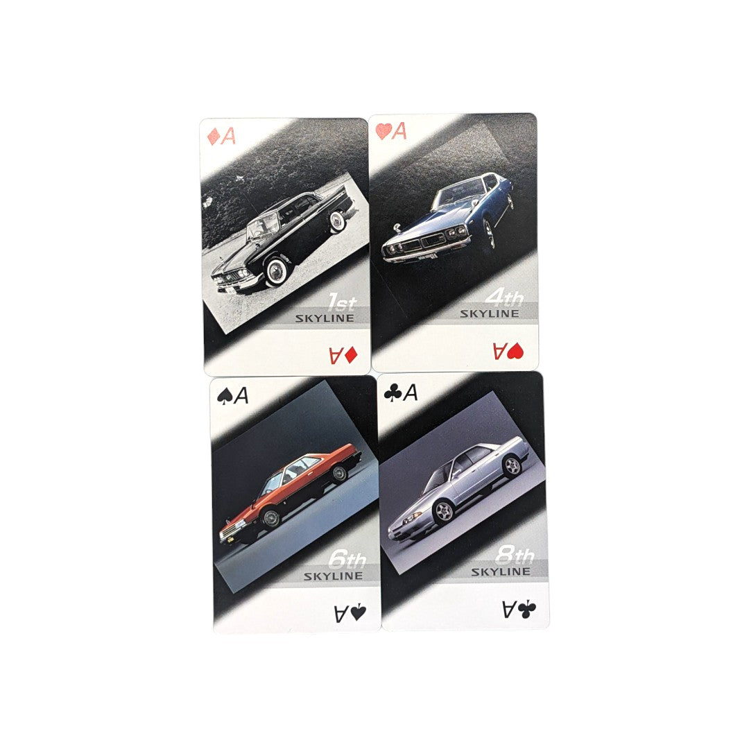 Skyline 50th anniversary playing cards – Sakura Road