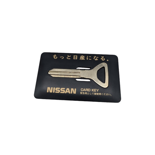 Nissan emergency uncut keycard