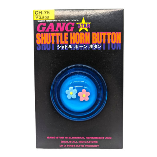 90's Gang Star Horn Button-Blue