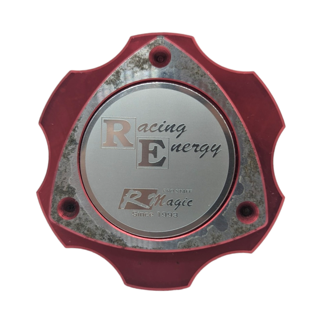 Racing Energy/R Magic Rotary Oil Cap, RED