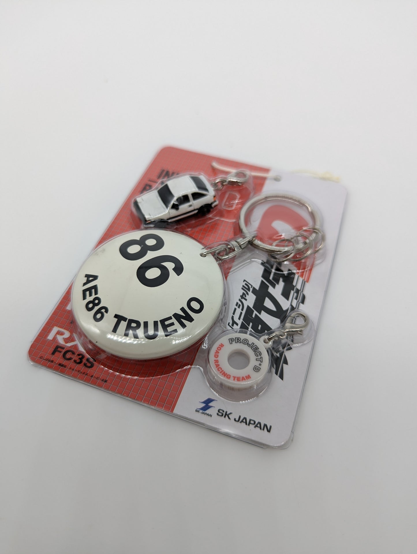 AE68 Trueno Initial D keychain